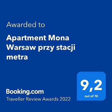 Apartment Mona Warsaw Przy Stacji Metra Esterno foto
